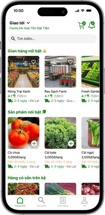 FarmLink platform screenshot