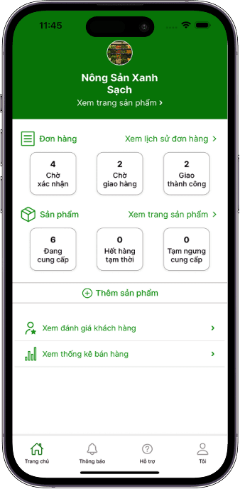 FarmLink platform screenshot